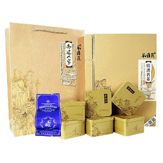 风雅苑 茶道人家礼盒装铁观音(金盒靛袋)