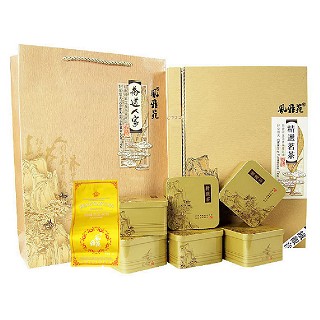 风雅苑 茶道人家礼盒装铁观音(金盒金袋)
