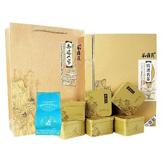 风雅苑 茶道人家礼盒装铁观音(金盒蓝袋)