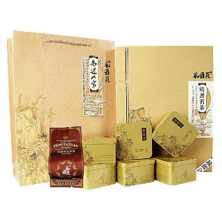 风雅苑 茶道人家礼盒装铁观音(金盒棕袋)