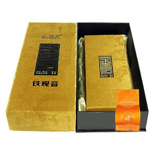 风雅苑 富贵人家礼盒装铁观音(金盒橙袋)