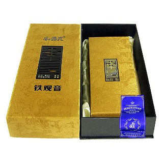 风雅苑 富贵人家礼盒装铁观音(金盒靛袋)