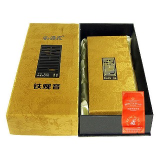 风雅苑 富贵人家礼盒装铁观音(金盒红袋)