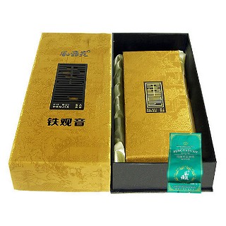 风雅苑 富贵人家礼盒装铁观音(金盒绿袋)