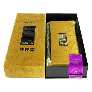 风雅苑 富贵人家礼盒装铁观音(金盒紫袋)