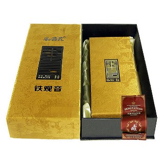风雅苑 富贵人家礼盒装铁观音(金盒棕袋)