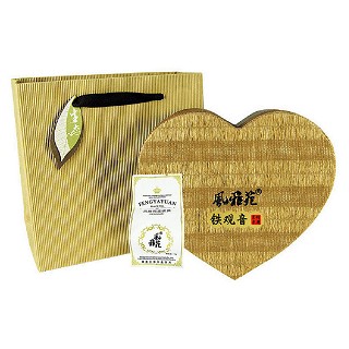 风雅苑 心形礼盒装铁观音(棕盒白袋)