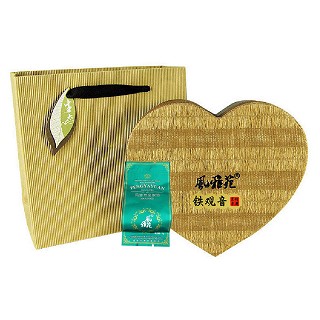 风雅苑 心形礼盒装铁观音(棕盒绿袋)