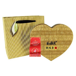 风雅苑 心形礼盒装铁观音(棕盒朱袋)