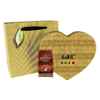 风雅苑 心形礼盒装铁观音(棕盒棕袋)