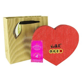 风雅苑 心形礼盒装铁观音(红盒粉袋)