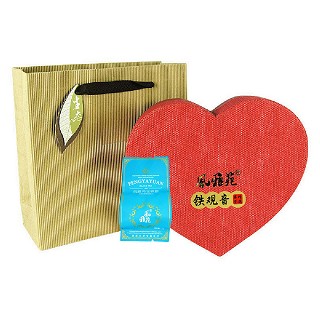 风雅苑 心形礼盒装铁观音(红盒蓝袋)