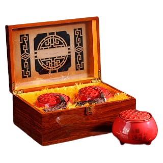 九雁 实木茶叶礼盒包装 大红袍茶叶(雁道)