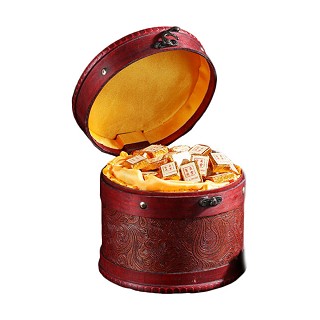 九雁 老茶料压制 黄金宫廷普洱茶(雁道)