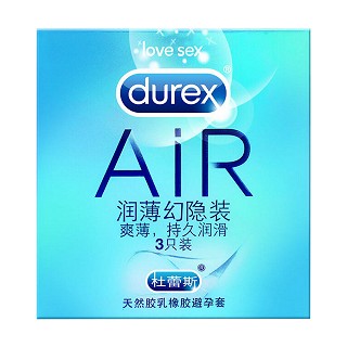 杜蕾斯天然胶乳橡胶避孕套(润薄幻隐装)