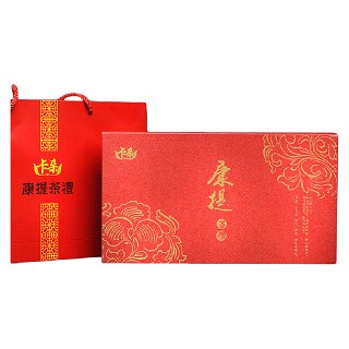 卡朵 百年古树普洱熟茶迷你饼(红色礼盒装)