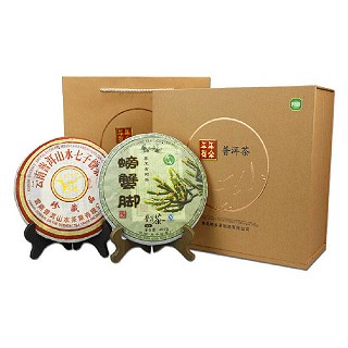 崂乡 年年有余礼盒装普洱茶(崂乡茶)