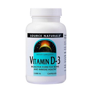source naturals 维生素d-3胶囊(source)