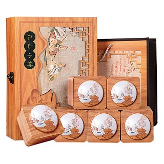 柒品润 木制礼盒装 正山小种(如意)
