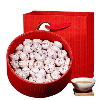 沁爱 陈年老料 普洱熟茶 金芽沱(新购)