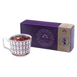 女王陛下 蓝色妖姬花果茶(一杯茶)