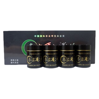 渠江薄片 贡茶 新化黑茶(黑色精品礼盒装)