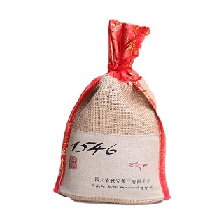 前海天露 手工陈年散茶 雅安黑茶(亚麻袋)