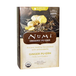 numi tea 有机生姜普洱茶包(numi)