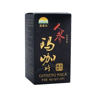 葆莱乐人参玛卡片60粒 价格