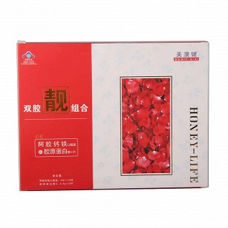美澳健双胶靓组合(胶原蛋白维c片+阿胶钙铁口服液)