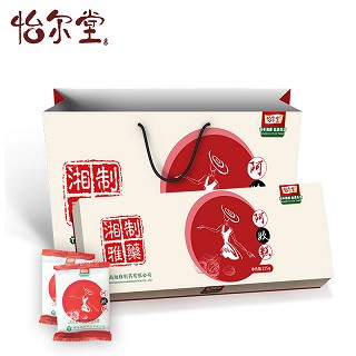 怡尔堂阿胶糕东阿即食阿胶糕固元膏女士阿胶225g豪华礼盒装(湘雅)