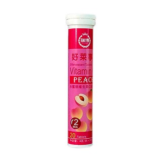 好莱事 水蜜桃维生素c泡腾片(瑞博)