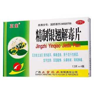精制银翘解毒片(正堂)