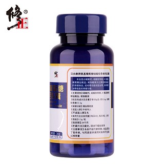 修正 氨基葡萄糖硫酸软骨素加钙片60粒 氨糖软骨素胶囊