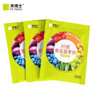 禾博士 纤瑞果蔬酵素粉 台湾水果酵素 真正60种蔬果 120克/盒