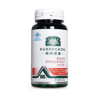 奥斯莱康 多种维生素钙铁片(女士型)