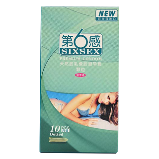第6感天然胶乳橡胶避孕套(超薄颗粒)