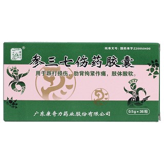 参三七伤药胶囊价格