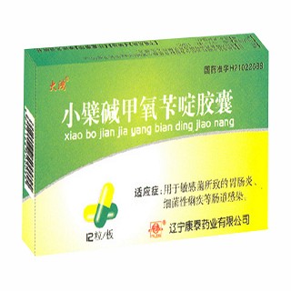 小檗碱甲氧苄啶胶囊(大鸿)