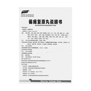 偏瘫复原丸功效作用厂家