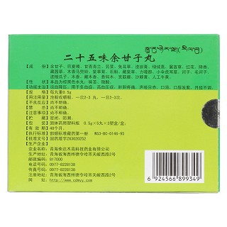 二十五味余甘子丸(卓玛丹)