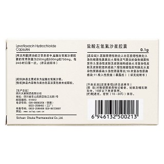 盐酸左氧氟沙星胶囊(大冢)