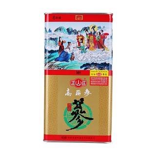 正山庄高丽参良字30支150g(铁盒)