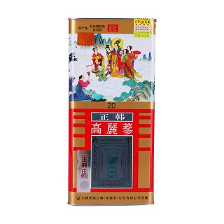 正韩高丽参良字20支600g(铁盒)
