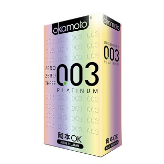 冈本 003白金超薄 轻透薄避孕套(冈本)