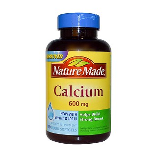 nature made 钙和维他命d液体胶囊(莱萃美)