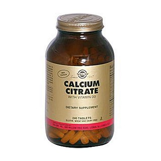 solgar calcium citrate with vitamin d3(solgar)