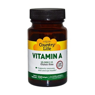 country life gluten free 维生素a软胶囊(country)