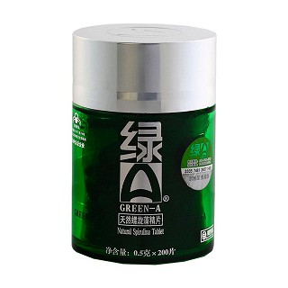 green a 绿a 天然螺旋藻精片(绿a)
