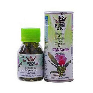 皇冠king's gel无蜡无酒精蜂胶胶囊(巴西皇冠)